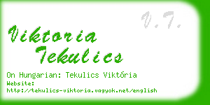viktoria tekulics business card